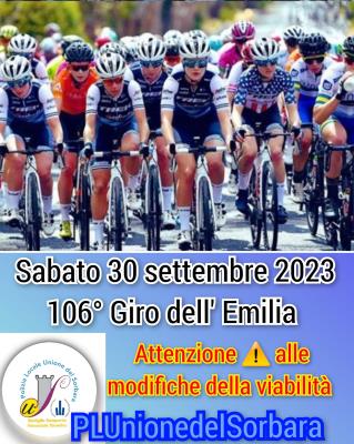 Giro dell Emilia 2023, modifiche alla viabilità