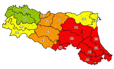 Allerta arancione per criticità idraulica - Emissione 18/09/2024