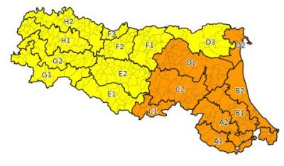 Allerta gialla per criticità idraulica e per temporali - Emissione 02/10/2024 foto 