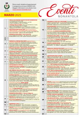 Eventi, iniziative e appuntamenti di Marzo 2025