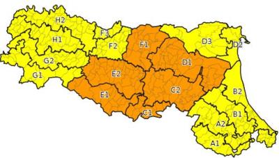 Allerta arancione per criticità idraulica e gialla per temporali - Emissione 11/03/2025