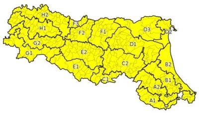Allerta gialla per criticità per temporali - Emissione 14/05/2025