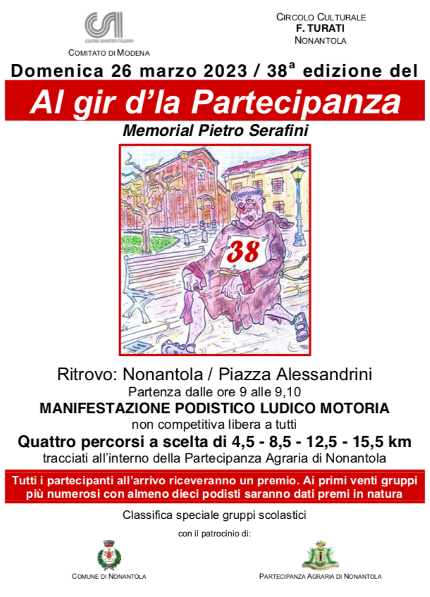 38a edizione del “Al giro d’la Partecipanza - Memorial Pietro Serafini”