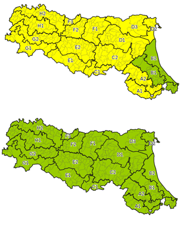 Allerta gialla per temporali - Emissione 13/04/2023
