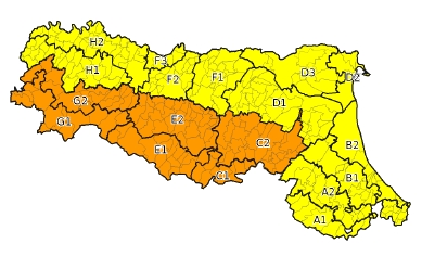 Allerta gialla per criticità per temporali - Emissione 04/09/2024